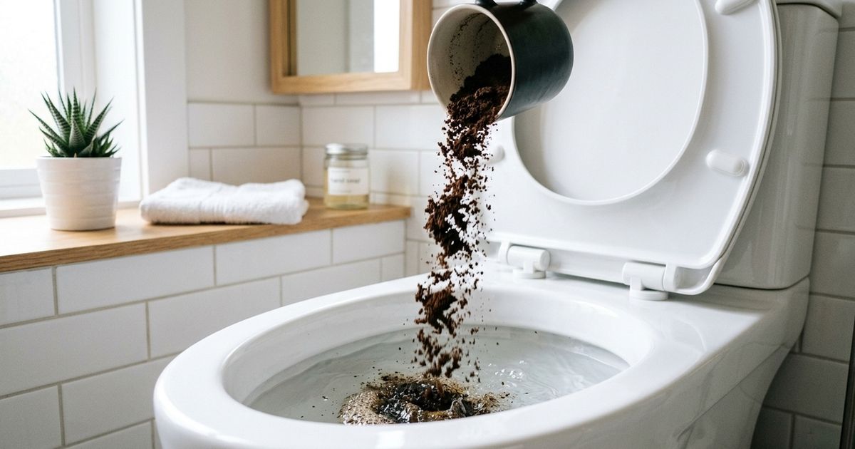 Jogar café usado no vaso sanitário: para que serve e por que é recomendado