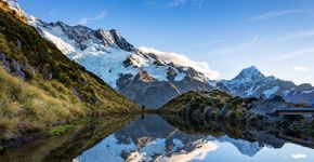 7 paisagens da Nova Zelândia refletidas espelhos d’água