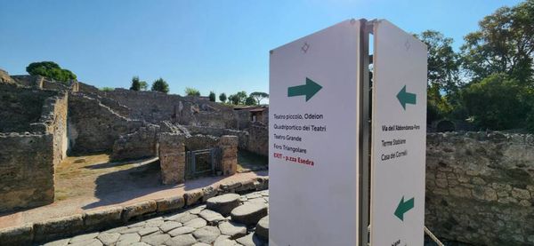 Sítio arqueológico é bem sinalizado