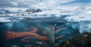 Cientistas sugerem construir uma muralha com mais de 80 quilômetros de extensão para deter o Glaciar do Juízo Final uma ideia que parece irreal pois a alternativa pode ser pior