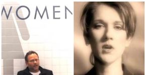 Sozinho em aeroporto, passageiro faz versão divertida do clipe ‘All By Myself’ de Celine Dion