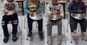 Crianças aprendem a dividir lanche e as imagens são fofas DEMAIS