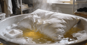 Recuperei meu travesseiro amarelado usando só 3 ingredientes