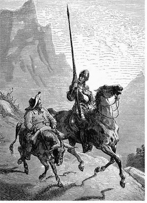 Don Quixote e Sanho Pança