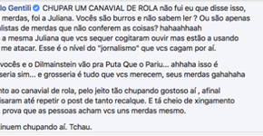 Danilo Gentili perde o controle emocional com críticas do Catraca