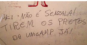Nova pichação racista causa polêmica na Unicamp