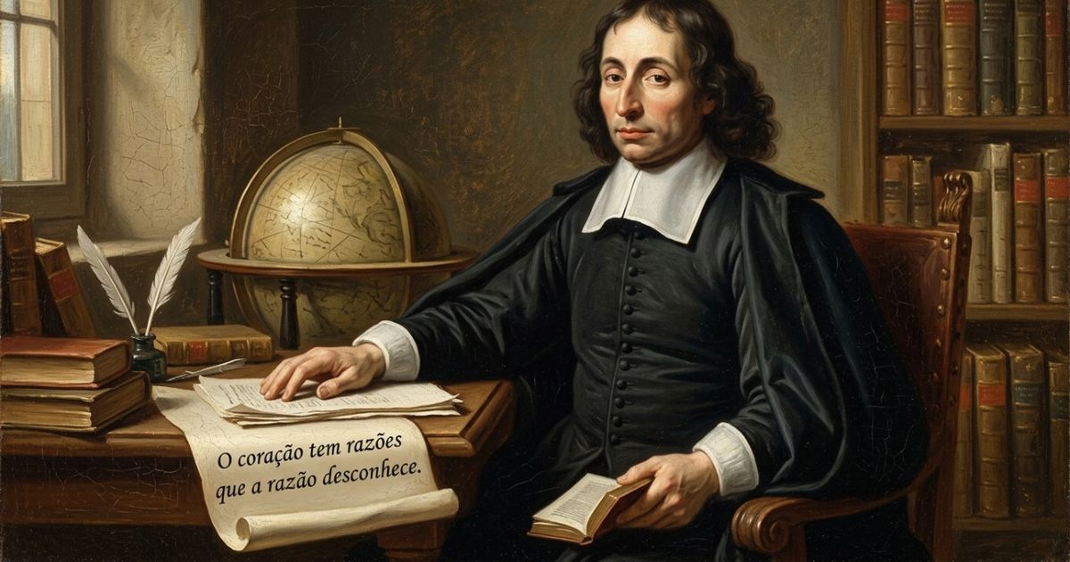 Blaise Pascal, filósofo francês, sobre aquilo que a lógica nem sempre consegue explicar: “O coração tem razões que a razão desconhece.”