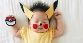 Mãe tira fotos de sua filha bebê vestida de personagens famosos