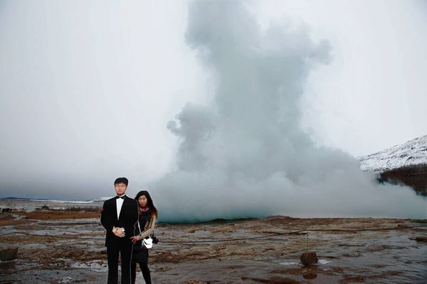 Geysir, na Islândia