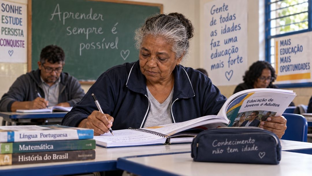 Aprender a ler transforma a relação de Lúcia com sua própria independência.