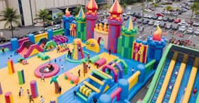 Maior castelo inflável da América Latina está no Parkshopping São Caetano