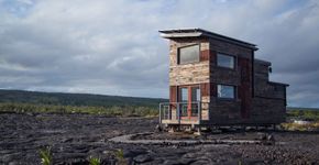 Esta casa sustentável fica na base do vulcão mais ativo do mundo