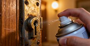 Pode parecer tentador deixar a chave da porta da frente na fechadura à noite, mas é uma má ideia