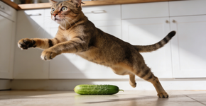 A razão bizarra pela qual os gatos têm medo de pepino