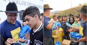 Expedição percorre 400 km para distribuir livros a crianças em MG