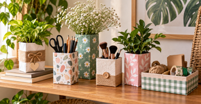 5 ideias para reutilizar caixas de leite vazias e decorar na primavera