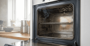 Por que o forno do fogão começa a soltar fumaça preta toda vez que você liga