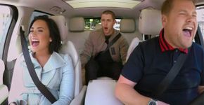 [Vídeo] Demi Lovato e Nick Jonas participam de ‘Carpool Karaoke’ com James Corden