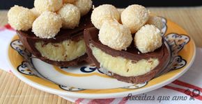 Aprenda a fazer ovo de Páscoa com recheio de coco