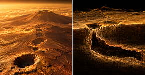 A caverna encontrada em Vênus pode ser uma abertura para antigos tubos de lava e ajuda cientistas a entender como o vulcanismo moldou o planeta