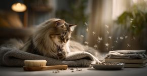 Gatos vomitando pelos? Saiba o que isso revela
