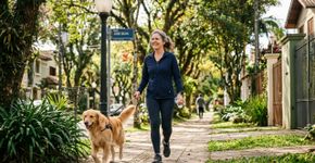 Como um cão pode melhorar seu bem-estar físico e mental após os 50 anos