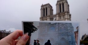 Cenas do jogo Assassin’s Creed Unity nas ruas de Paris