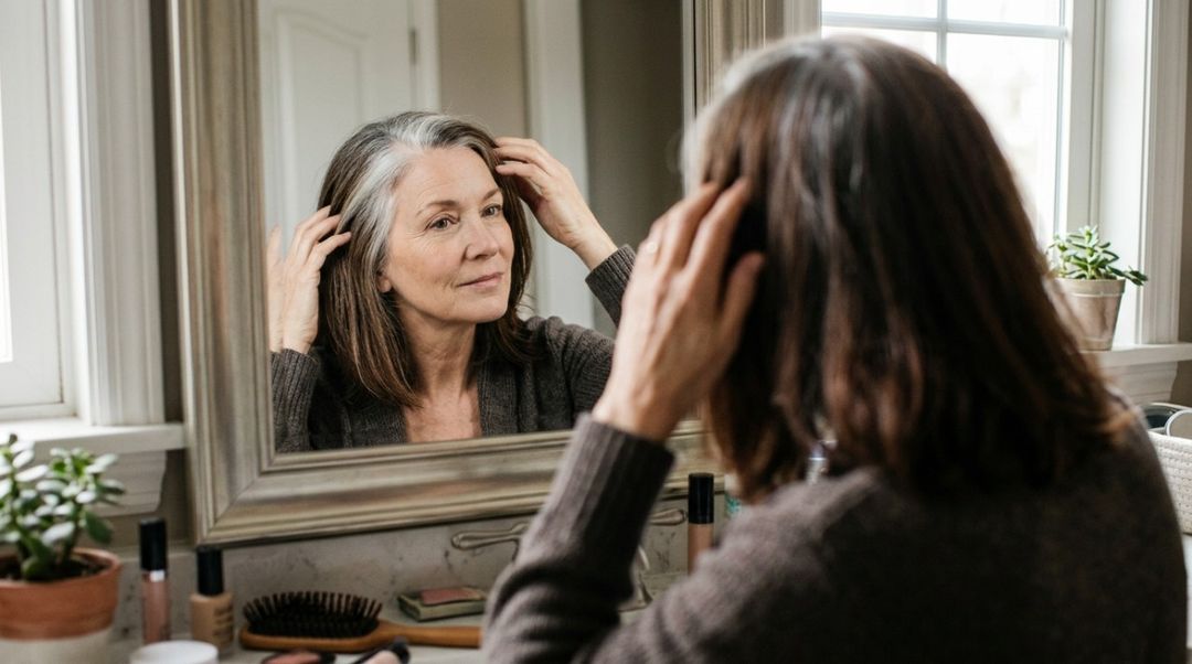 A fase mais incômoda costuma acontecer quando a raiz natural cresce enquanto o comprimento mantém outra cor.