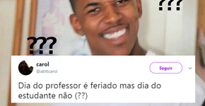 Hoje é Dia do Estudante (mas tem aula sim!) :P