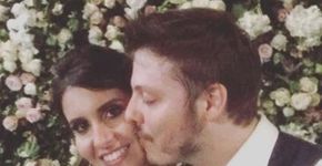 Esposa de Fábio Porchat posta vídeo lindo do casamento dos dois