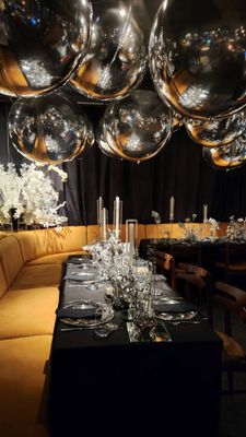 A experiência no Seen também contou com decoração para o Réveillon 