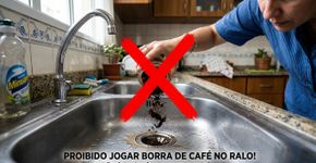 Demorei muito para entender por que a borra de café não deve ser jogada no ralo da pia