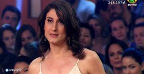 Paola encontrou tempo na final de declarar amor a seu companheiro