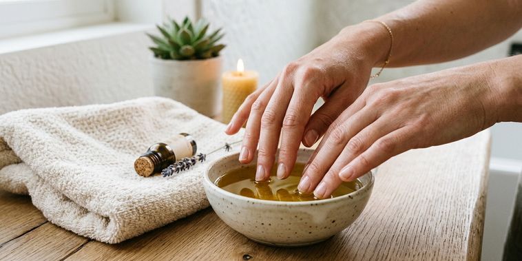 Featured main: Esse truque com azeite morno vai ajudar a recuperar suas unhas frágeis e as cutículas ressecadas