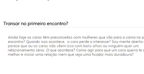 Sexo no primeiro encontro: pode ou não? (e o que elas pensam)