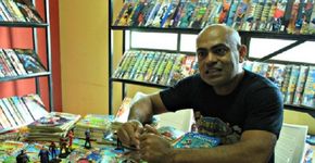 Com gibiteca, professor luta para democratizar acesso à leitura em MS