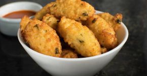 Aprenda fazer bolinho de arroz na AirFryer