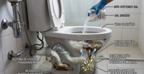 Qual é o propósito de jogar sal grosso no vaso sanitário? Os benefícios e a frequência recomendada