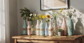 O jeito mais criativo de fazer vasos decorativos com potes e garrafas