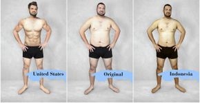Homem é photoshopado para ser o ‘corpo perfeito’ de 13 países diferentes