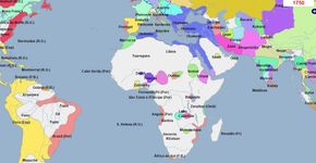 Mapa interativo viaja por 5 mil anos de história do mundo