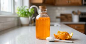 Liquidificar casca de laranja e bicarbonato: Uma mistura poderosa que tem uma enorme função para a cozinha e a limpeza