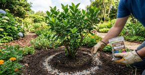 Demorei muito para entender por que o adubo não deve ser colocado encostado no caule das plantas