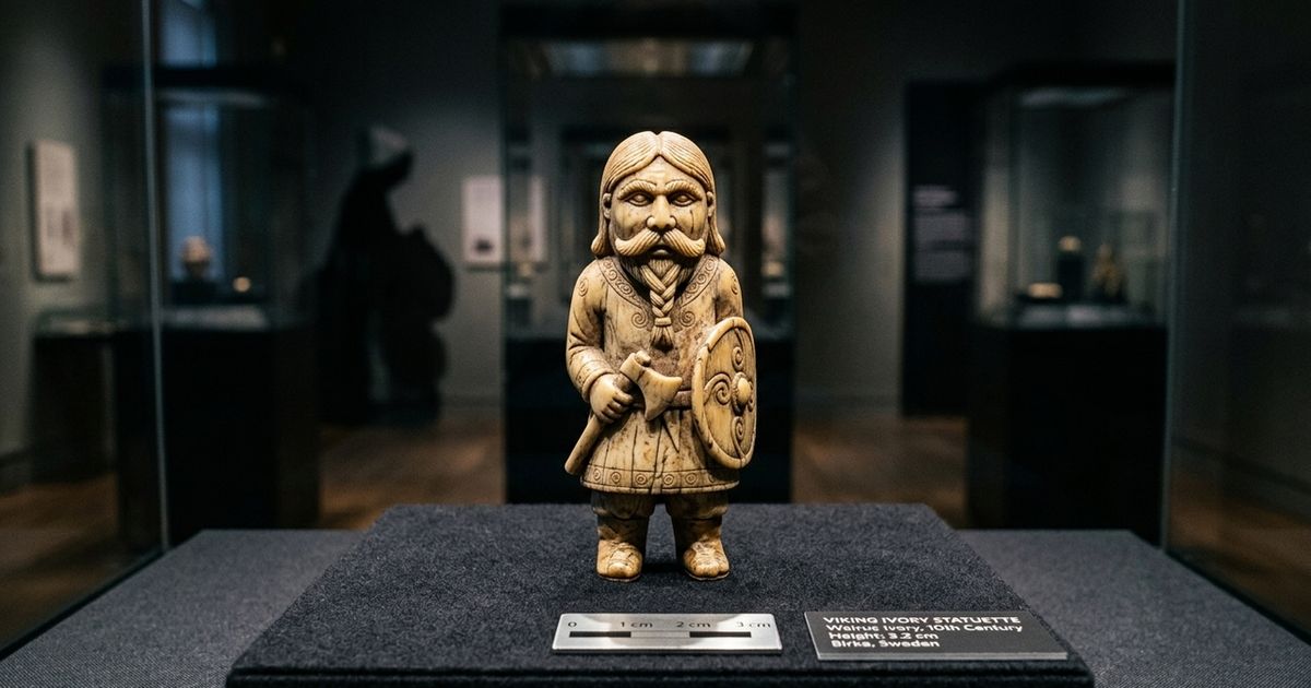 Uma peça de jogo em forma de rei, criada há cerca de 1.000 anos e marcada por um penteado peculiar, pode ser o retrato mais próximo já encontrado de um verdadeiro viking