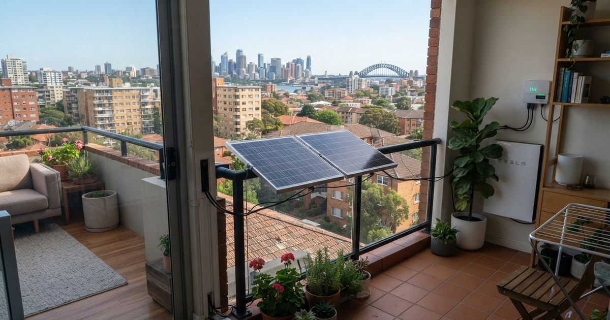 Na Austrália, moradores estão conectando baterias ilegais nas tomadas dos apartamentos e a corrida pela energia solar nas varandas força uma mudança inesperada