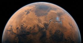 Uma ‘marca de banheira’ em Marte pode ser o indício mais forte de que um oceano antigo já cobriu um terço do Planeta Vermelho