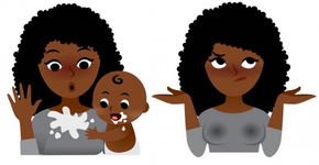 Mães criam app com emojis que retratam momentos da maternidade