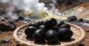 O ovo que cozinha dentro da terra e tem gosto de enxofre