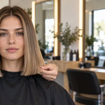 Featured mobile: Os cabeleireiros concordam: “Para fazer com que o seu cabelo fino pareça mais saudável, é preciso escolher um corte que mantenha o peso nas pontas, uma rotina de lavagem que não o deixe pesado e uma boa secagem desde a raiz.”