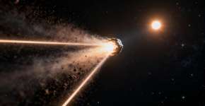 Cometa de outro sistema solar emite jatos inéditos e muda o que sabemos sobre o espaço profundo